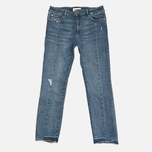 DL1961 Women's Jeans Mara Instasculpt Straight Ankle Castlewood Blue Size 29